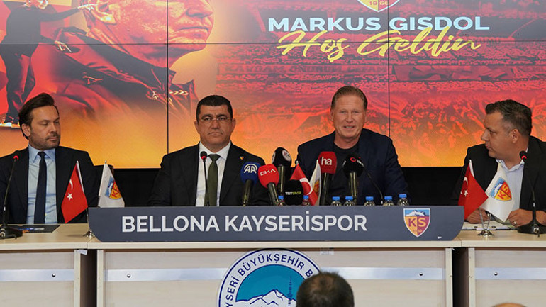 Kayserispor, Markus Gisdol için imza töreni düzenledi