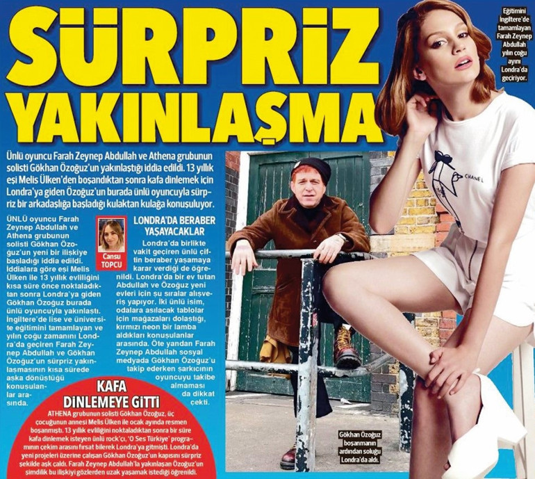 Aşk kulisi... Arka kapıdan kaçtı