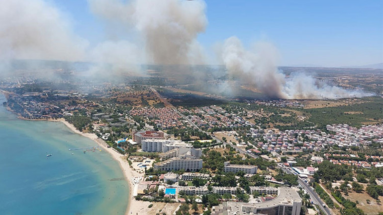Antalya ve Aydında orman yangını: Ekipler müdahale ediyor