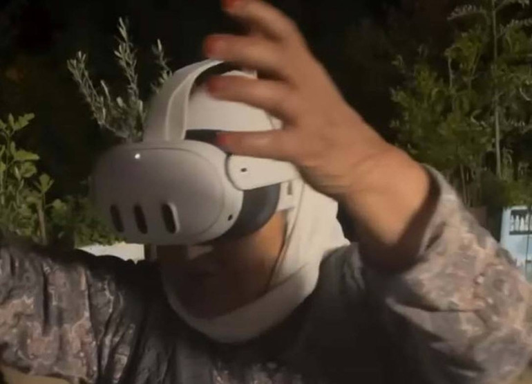 Hafize Nineye sanal gerçeklik gözlüğü taktılar, verdiği tepki gündem oldu
