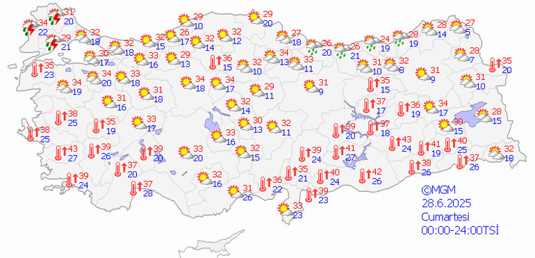Hafta sonu sağanak geliyor İstanbul ve Ankara dahil birçok ili etkileyecek Yağış beklenen iller...