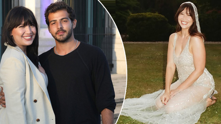 Önce nikah, bir hafta sonra düğün... Ünlü model muradına erdi