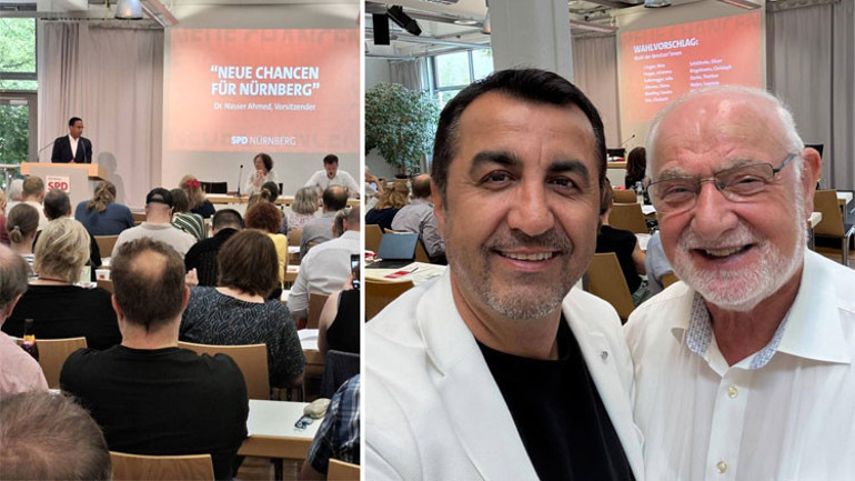 SPD Nürnberg’de güven tazeledi: Dr.Nasser Ahmed yeniden başkan