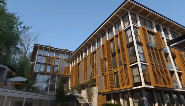 Ünlü model 2 katlı muhteşem dağ evinin kapılarını açtı