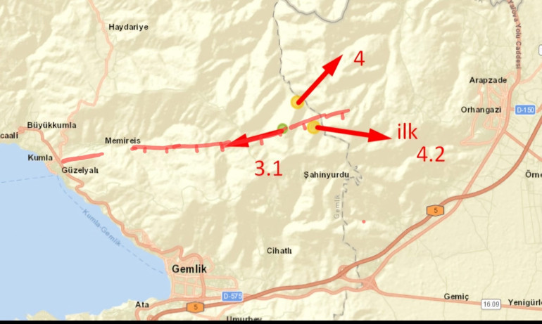 7.2lik deprem tezi çökmüştür diyen Prof. Dr. Üşümezsoy: Gemlikteki depremler 23 Nisanın artçıları