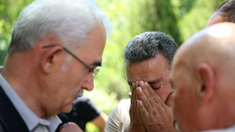 Şehit dozer operatörü İbrahim Demire gözyaşlarıyla veda