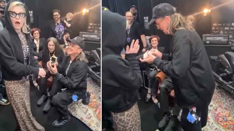 Ünlü şarkıcı son arzusunu yerine getirmeye hazırlanıyordu: Kızı gözlerinin önünde nişanlandı.. Sevgilisi yüzüğü oracıkta taktı