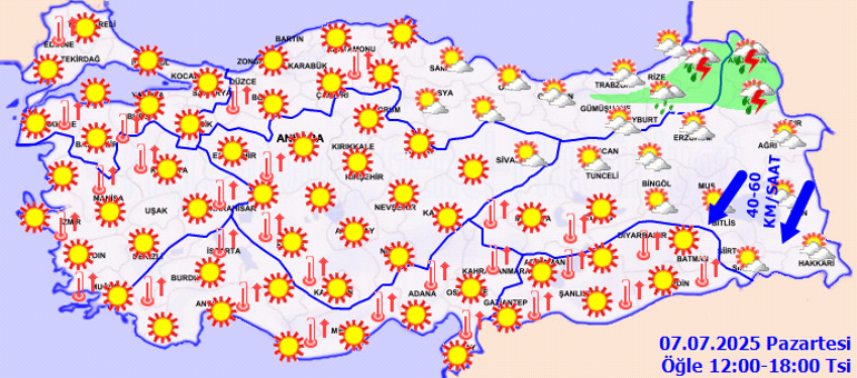 Bu hafta çok sıcak olacak Meteoroloji uyardı: Sıcaklıklar 40 dereceyi aşacak | Bu saatlerde zorunlu olmadıkça dışarı çıkmayın