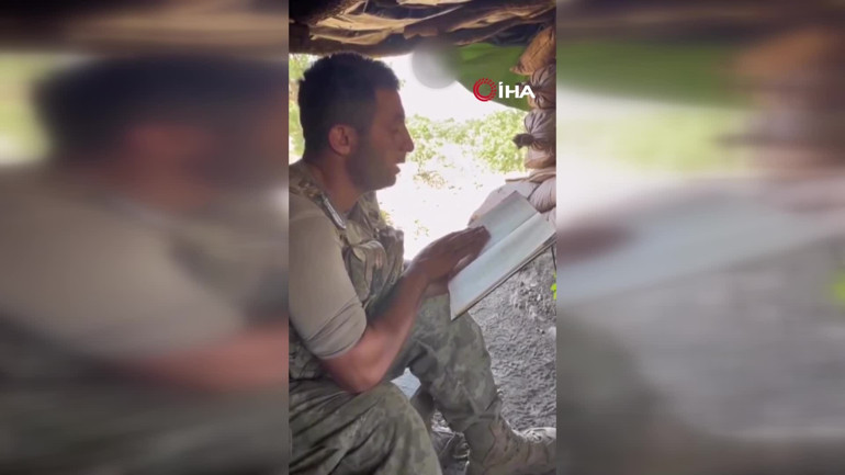 Şehit üsteğmenin ortaya çıkan görüntüsü gündem oldu... Tek kelimelik cevabı yürekleri yaktı | Şehit er mağaraya girerken böyle seslenmiş