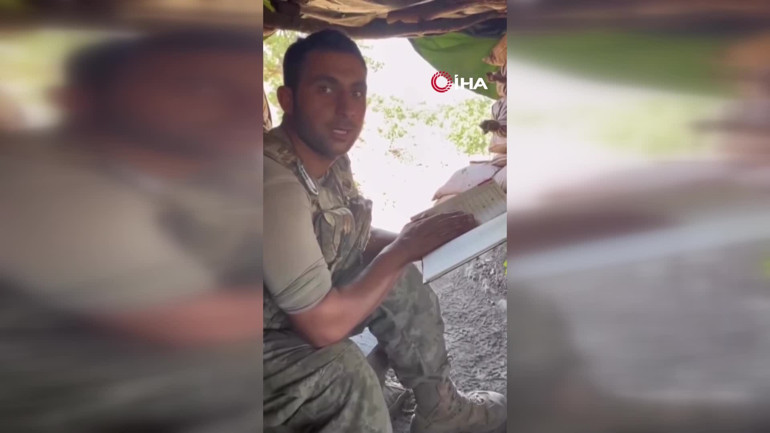 Şehit üsteğmenin ortaya çıkan görüntüsü gündem oldu... Tek kelimelik cevabı yürekleri yaktı | Şehit er mağaraya girerken böyle seslenmiş