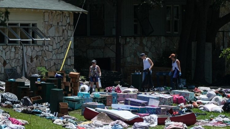 Texasta meydana gelen selde 160tan fazla kişi kayıp