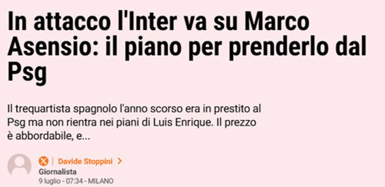 Fenerbahçe’ye Asensio transferinde kötü haber Dünya devi istiyor
