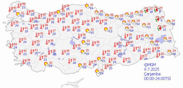İkinci sıcak hava dalgası geldi Riskli saatler açıklandı Bugün dışarı çıkmayın, yarın böyle olmayacak
