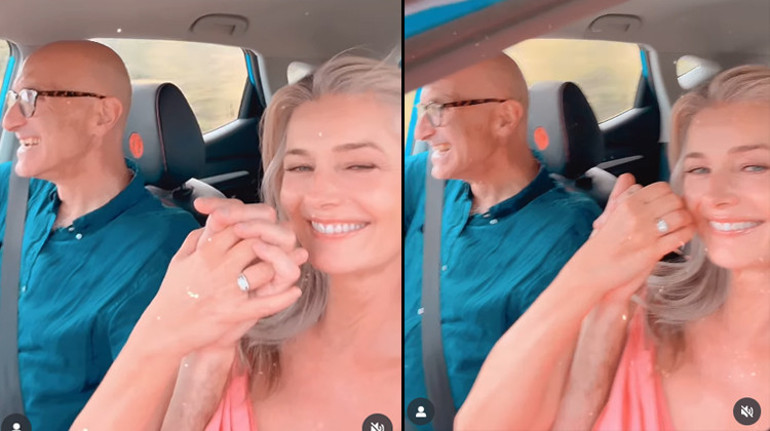 İlk kocasını toprağa verdi... Oğlunu evlendirdi... Bu yaşında sevda başında duman... Ünlü model nişanlandı