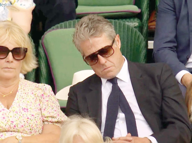 WImbledon’da uyuyakaldı