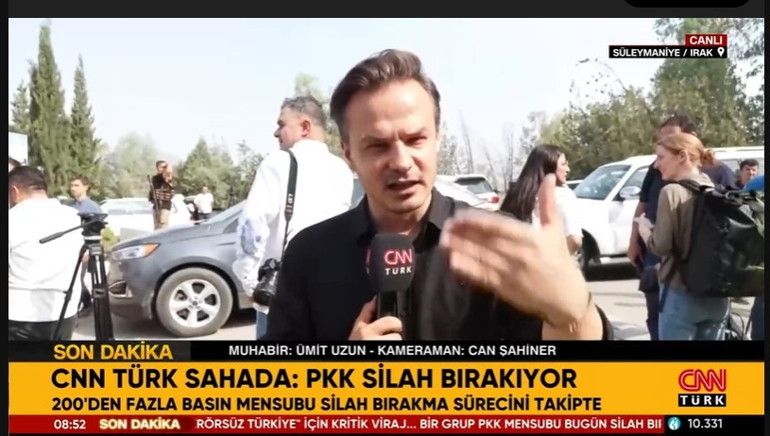 Son dakika... Terörsüz Türkiyede tarihi gün PKK silahları kazanda yaktı... İşte ilk görüntüler