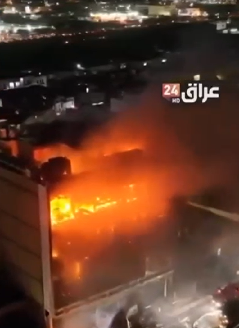 Irakta AVM yangını: En az 61 kişi hayatını kaybetti