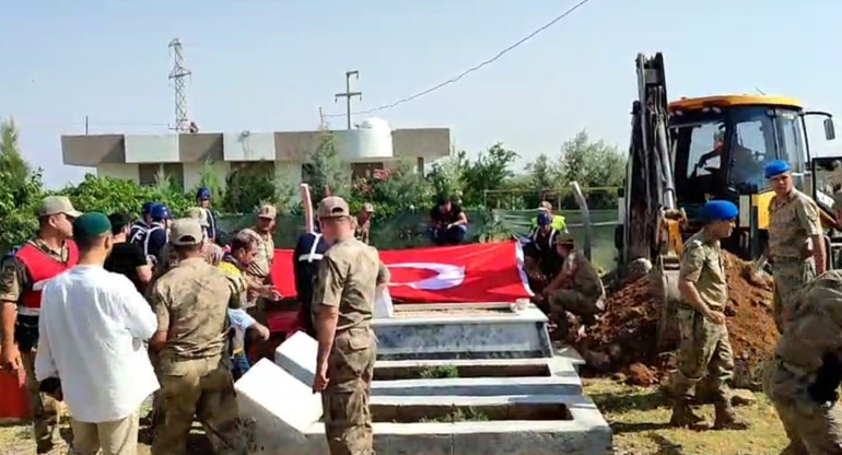 Şehidin cenazesi 67 yıl sonra memleketine getirildi