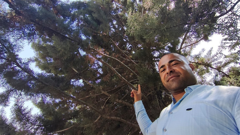 Ağaç altında dinlenirken göz göze geldi... Tuhaf sesler duyup kafasını kaldırdı, gördüğü manzarayla dehşete düştü