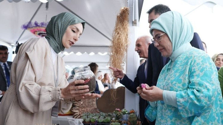 Emine Erdoğan, çevre etkinliğine katıldı