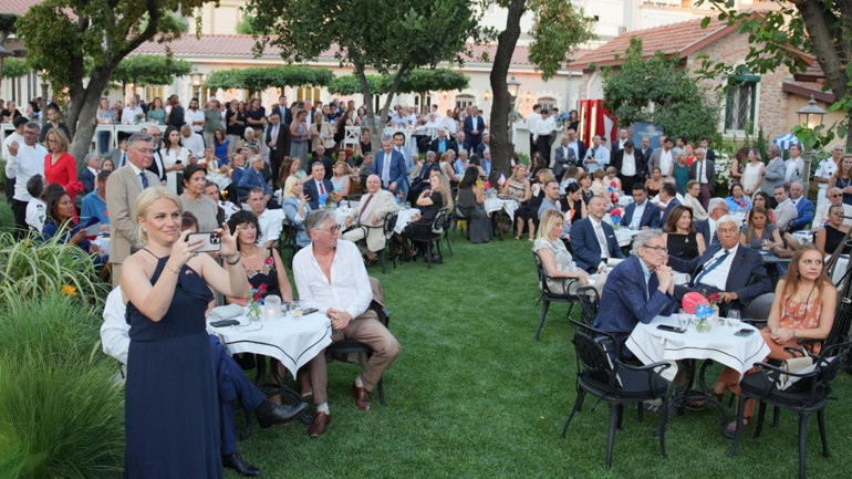 Arkas Mattheys Köşkü, Fransa Ulusal Bayramı Resepsiyonuna ev sahipliği yaptı
