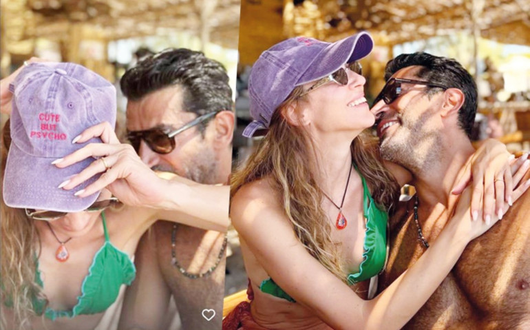 Leyla’nın deniz keyfi... Hazal Kaya ve kızı tatilde