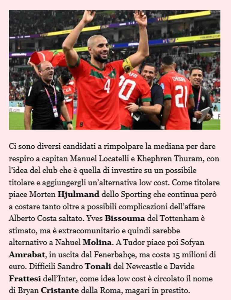 Fenerbahçeli Amrabat, Juventusun transfer listesine girdi İtalyanlar böyle duyurdu