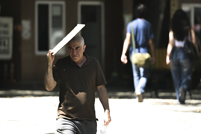 3 ilçede sıcaklık 46,6 dereceye kadar çıktı Meteorolojiden kuvvetli rüzgar uyarısı geldi