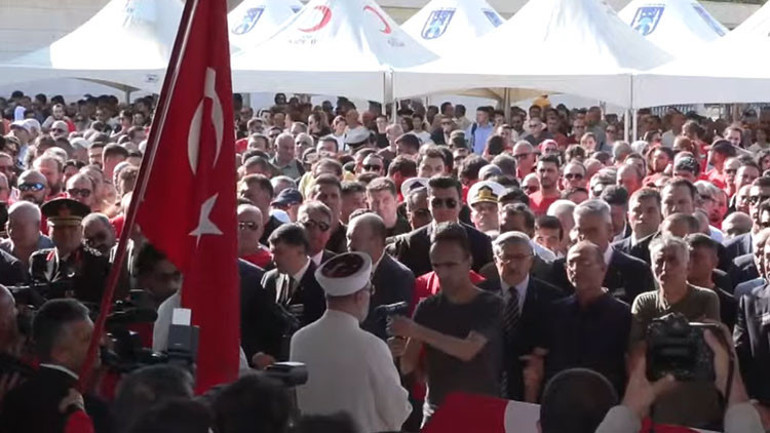 Orman şehidi AKUT gönüllülerine veda