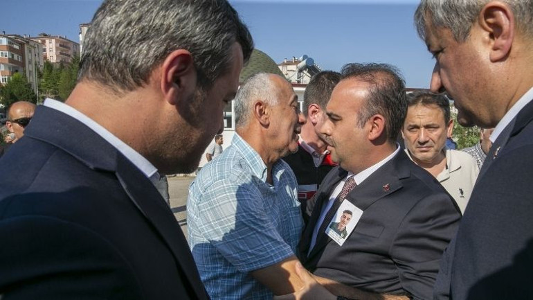 Orman şehidi AKUT gönüllülerine veda