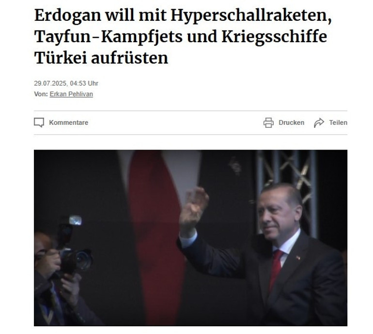 Türkiyenin savunma hamleleri Alman basınında