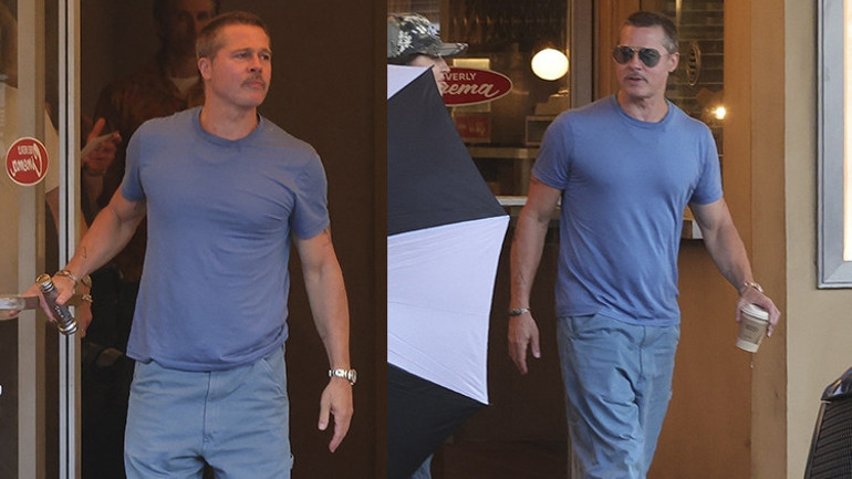 Yeni filmden ilk görüntüler geldi... Saçlarını perukla uzatmış