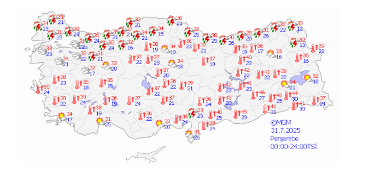 Havalar ne zaman serinleyecek İstanbul dahil 14 ilde sağanak yağış bekleniyor Meteoroloji uyardı | 4 gün sürecek