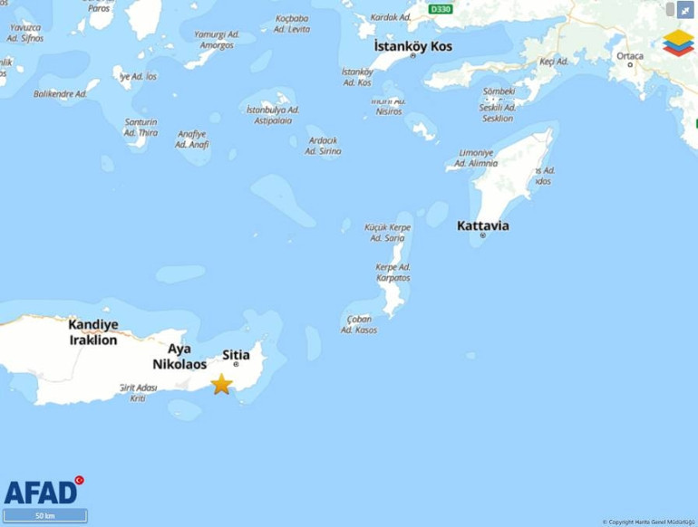 Son dakika: Egede 4.0 büyüklüğünde deprem