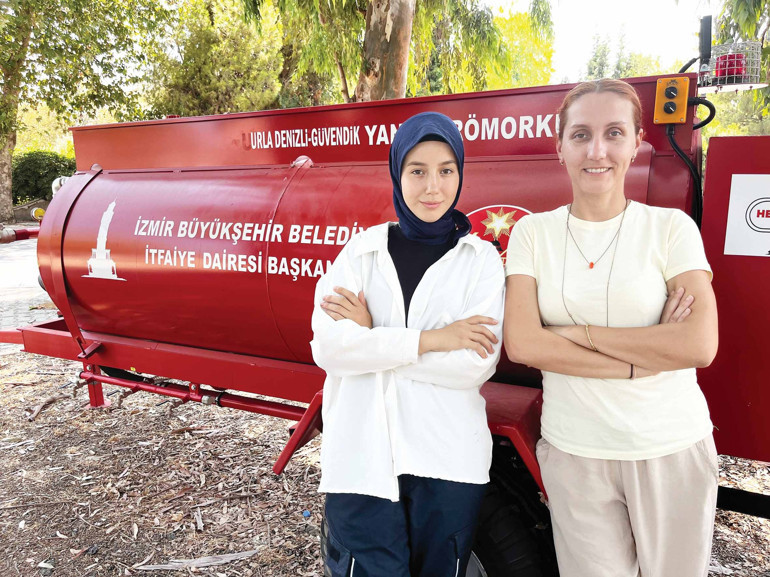 Tankerleriyle alevleri önce onlar karşılıyor