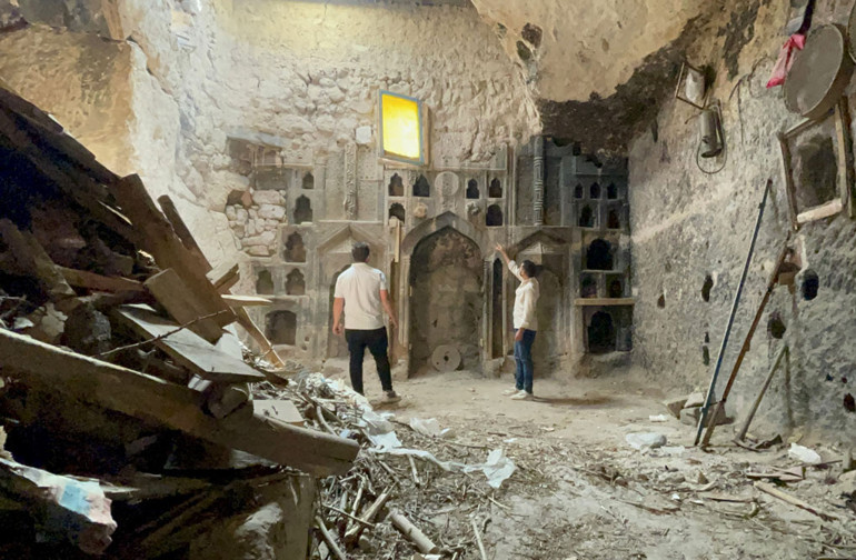 Nevşehirde odunluk olarak kullanılıyordu 600 yıllık sır ortaya çıktı