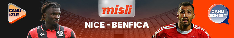 Şampiyonlar Ligi’nde Nice ile Benfica karşılaşıyor Maçın heyecanı Canlı Yayın, Canlı Sohbet ve Şampiyon Oranlar ile Mislide