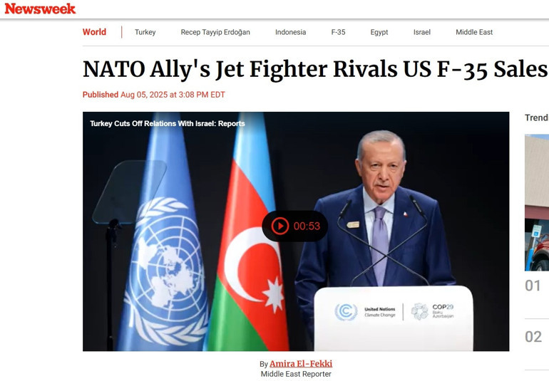 Newsweek KAANı yazdı: F-35in rakibi
