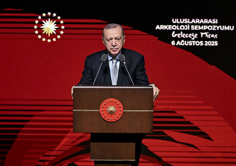Cumhurbaşkanı Erdoğan: Türkiye dünya arkeolojisinde ilk sırada yer alıyor