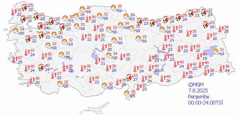 Son dakika hava durumu tahminleri il il | Bugün (7 Ağustos) hava nasıl olacak, İstanbula yağmur yağacak mı Meteoroloji ve İstanbul Valiliğinden peş peşe uyarı: Fırtına ve yağış geliyor