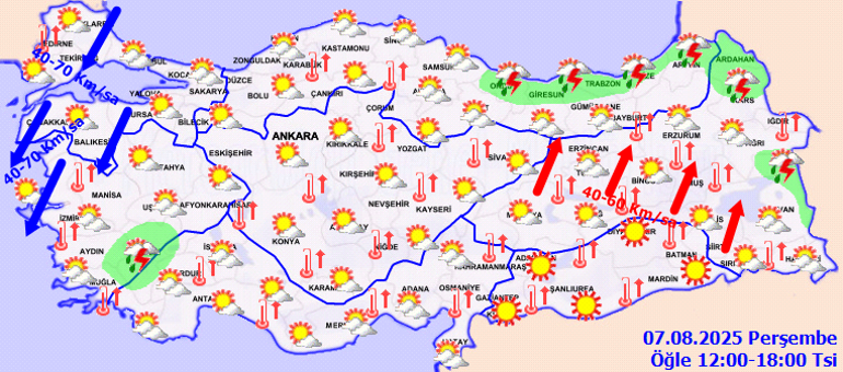 Son dakika hava durumu tahminleri il il | Bugün (7 Ağustos) hava nasıl olacak, İstanbula yağmur yağacak mı Meteoroloji ve İstanbul Valiliğinden peş peşe uyarı: Fırtına ve yağış geliyor