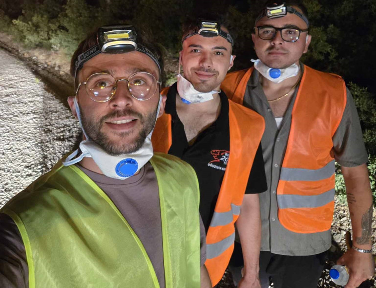 Bursadaki orman yangınından yeni görüntüler Alevlerin arasında kalan 3 arkadaş korku dolu anları anlattı