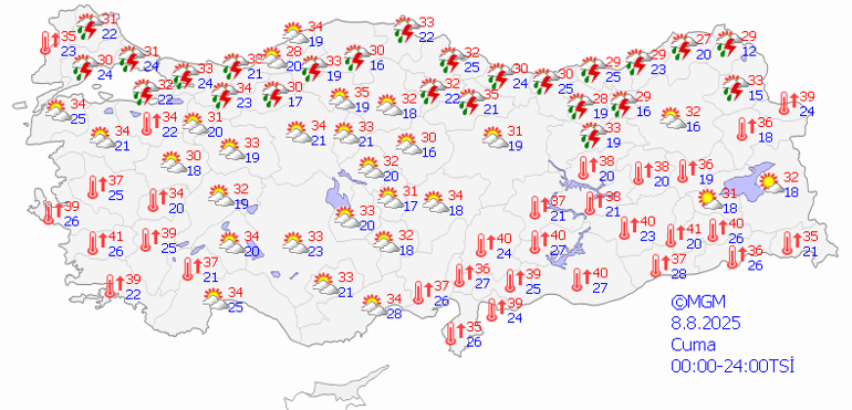 HAVA DURUMU 8 AĞUSTOS CUMA - BUGÜN: Şemsiyesiz çıkmayın Hava bugün nasıl olacak, İstanbula yağmur yağacak mı Meteorolojiden son dakika uyarısı... Sıcaklıklar yeniden artıyor