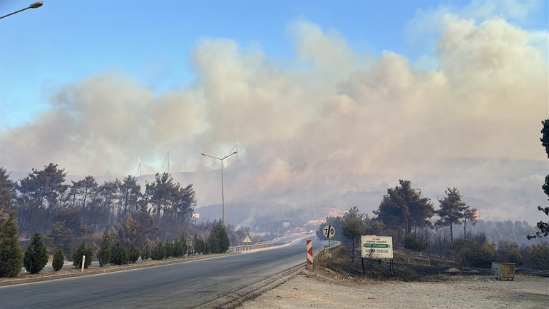Çanakkale, Bolu ve Manisada orman yangını... Çanakkale Havalimanı uçuşa kapatıldı: Villalar küle döndü Manisa’da bir gözaltı