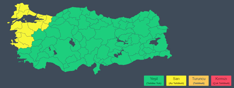 Kuvvetli fırtına devam ediyor Meteoroloji 13 kentte alarm verdi | Gök gürültülü sağanak geliyor