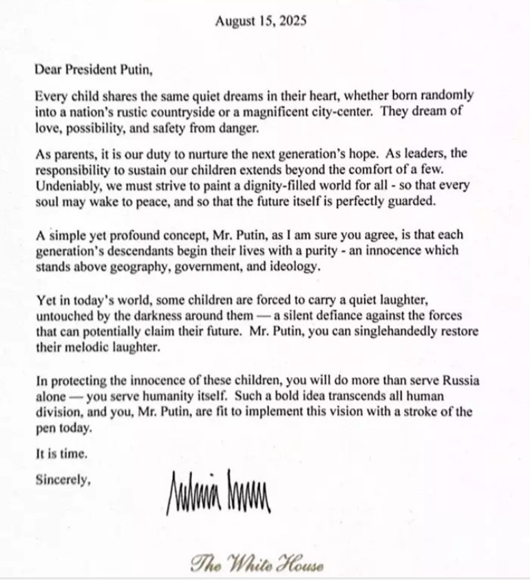 Melania Trump’tan Putine özel mektup Tek kalem hamlesiye savaşı bitirecek güce sahipsiniz