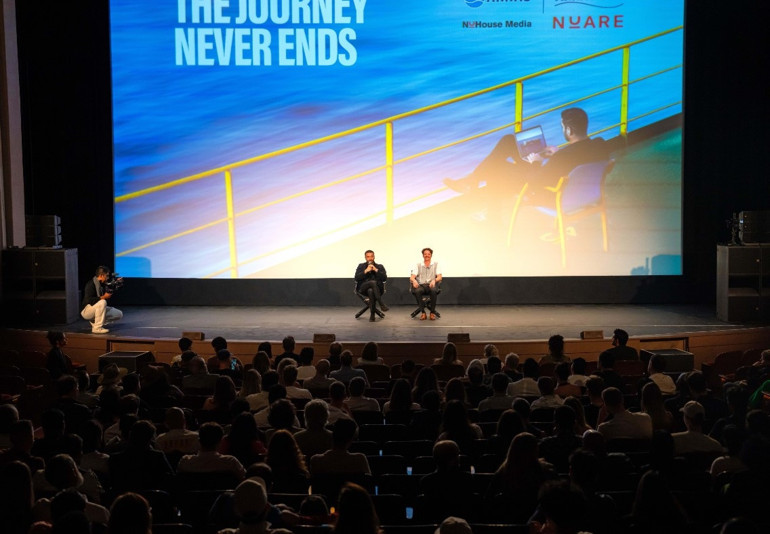 Enes Yılmazer’in Arkas Line ile yaptığı Atlantik yolculuğu Journey Never Endsin prömiyeri, Los Angeles’ta gerçekleşti