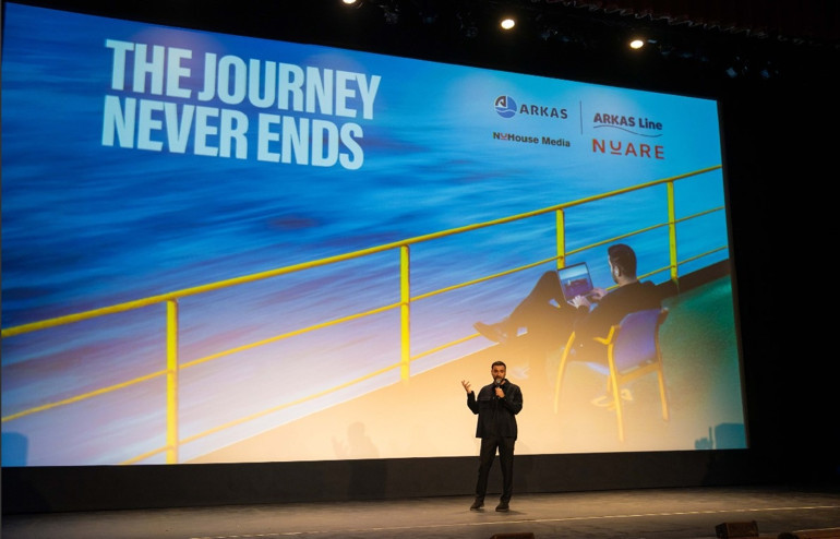 Enes Yılmazer’in Arkas Line ile yaptığı Atlantik yolculuğu Journey Never Endsin prömiyeri, Los Angeles’ta gerçekleşti