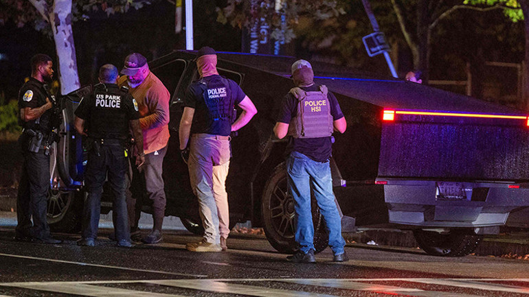 Washingtonda acil durum operasyonları: 456 kişi gözaltına alındı