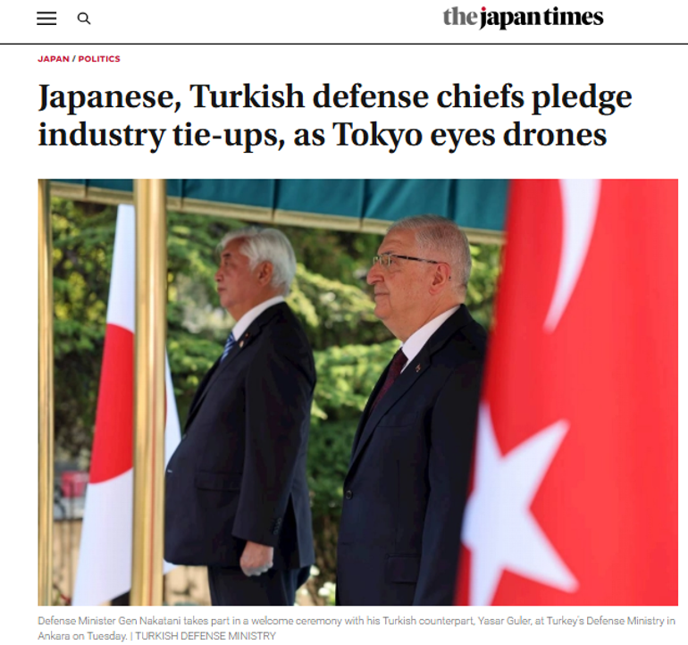 Japonyanın gözü Türk İHAlarında: Tarihi ziyaretten savunmada iş birliği kararı çıktı